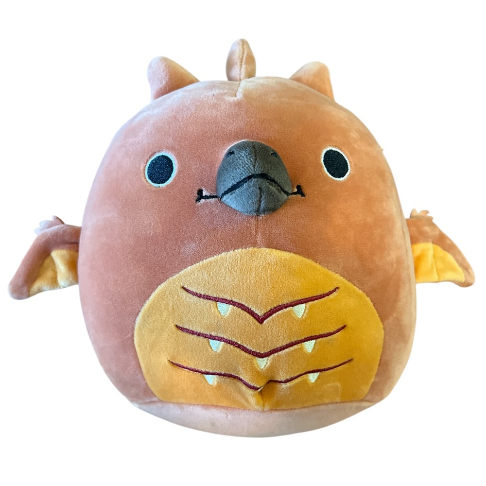 Squishmallows Rodan Kaiju Plush Godzilla Series Brown Orange 8”‎ NWT